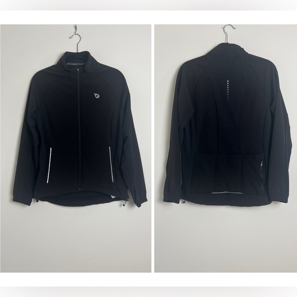 BALEAF Women's Black Cycling Running Windproof Thermal Softshell Jacket Size S - Picture 1 of 12